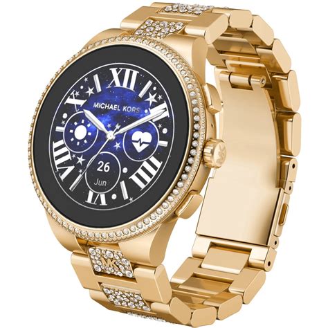 michael kors smartwatch goud dames